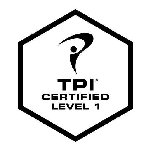 TPI Certified Level 1 Badge The TPI Certified Level 1 badge, earned by Dr. Joseph Arevalo
